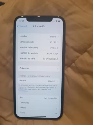 iPhone X Apple Negro