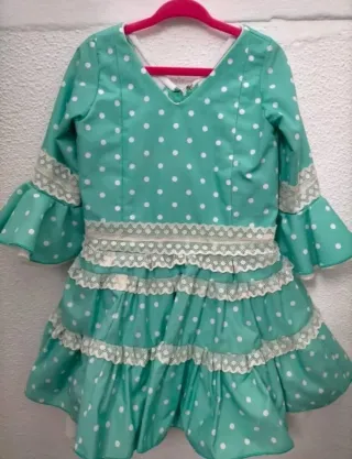 Traje de flamenca niña lunares