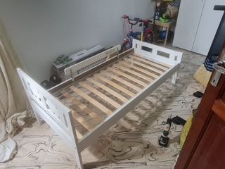 Cama infantil blanca 70cm