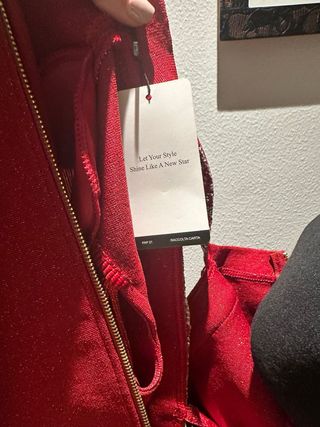 Vestido Baile Salsa Competición Rojo