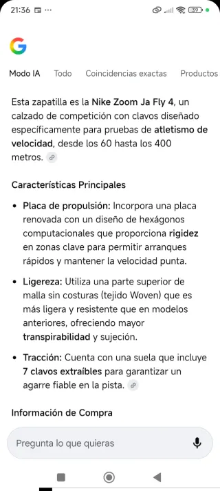 Nike Ja Fly 4 Talla 38