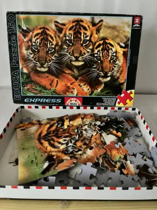Puzzle Educa 150 piezas Tigres Bebés