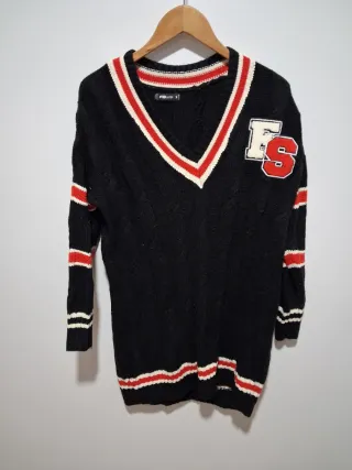 Jersey V-neck con logo