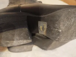 Stivali Camperos Neri Pelle