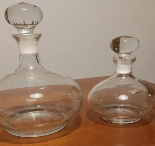 Set 2 Caraffe Vino Acqua cristallo bohemia