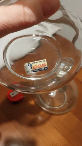 Set 2 Caraffe Vino Acqua cristallo bohemia