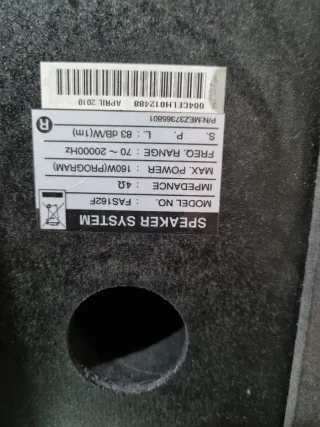 Equipo de música LG Negro