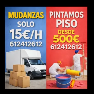 Mudanzas, portes y pintores