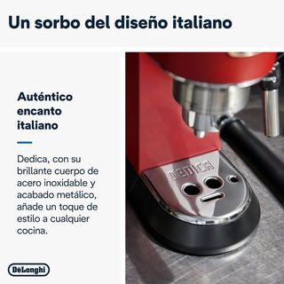 Cafetera DeLonghi Dedica Acero Inox
