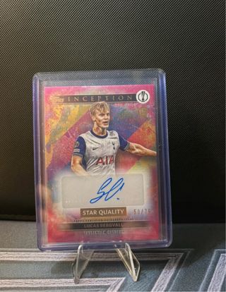 /75 auto Lucas Bergvall Topps Inception 24/25