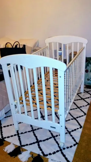 Cuna Trama Blanca con Osito