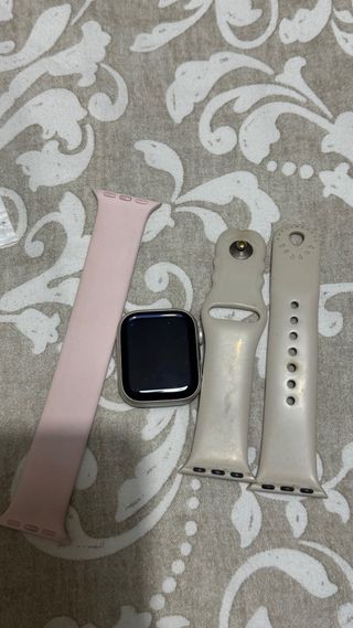 Apple Watch Serie 7 Plata/Rosa