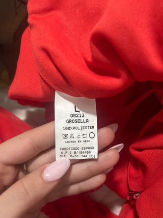 Vestido de fiesta rojo largo