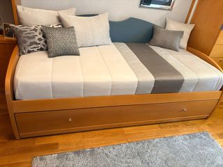 Cama nido madera con colchones a estrenar