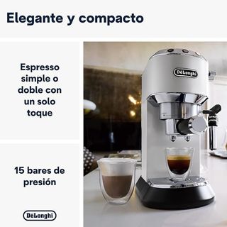 Cafetera DeLonghi Dedica Acero Inox EC685.W