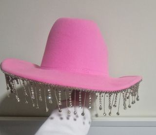 Sombrero de cowboy rosa