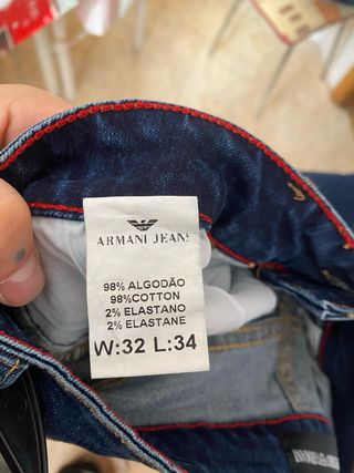 Vaqueros Emporio Armani Azules