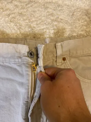 Mustang Vaqueros Rectos Anchos 38x32 Beige