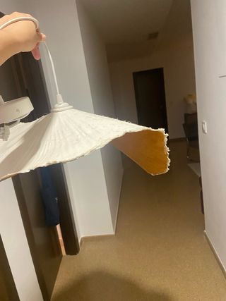 Lámpara Tristan Domecq papel maché