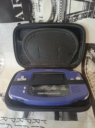 Estuche Game Boy Advance Nintendo Morado