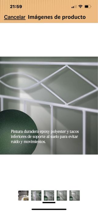 2 Cabeceros Forja Cama 90. Recoger en bermejales.