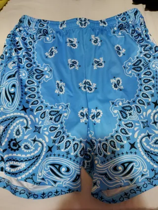 Calzonas hombre bandana azul y blanco