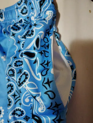 Calzonas hombre bandana azul y blanco
