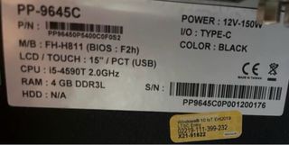 TPV HOSTELERIA TACTIL FEC