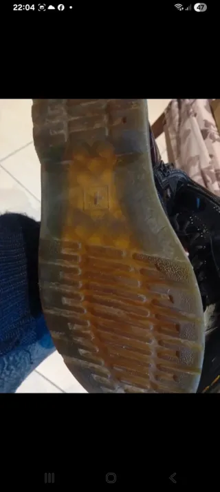 Stivaletti Dr. Martens neri lucidi