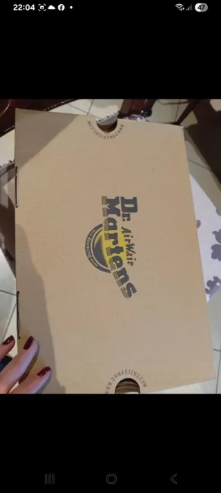 Stivaletti Dr. Martens neri lucidi