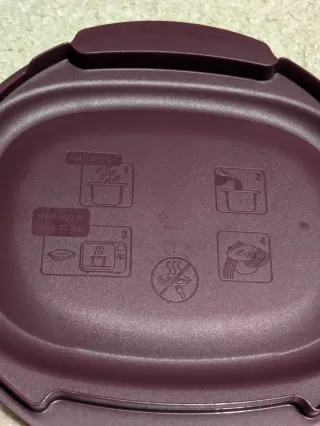 Panela Microondas Massa Tupperware Roxa