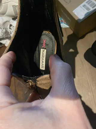 Botines Mariamare destalonados camel talla 41