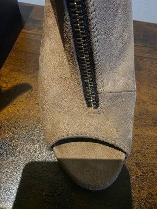 Botines Mariamare destalonados camel talla 41