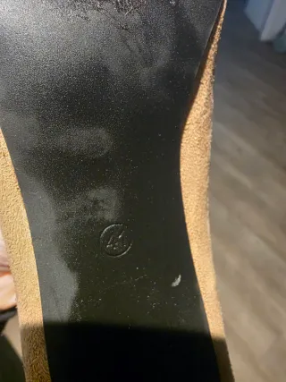 Botines Mariamare destalonados camel talla 41