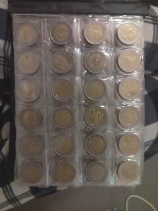 Monete commemorative collezione