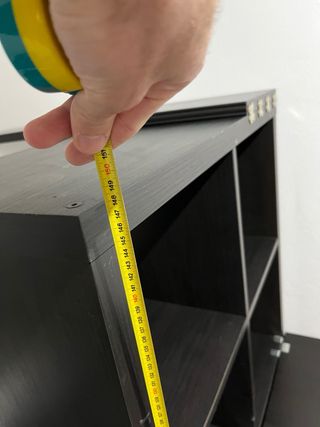 Escritorio con Estantería Negra