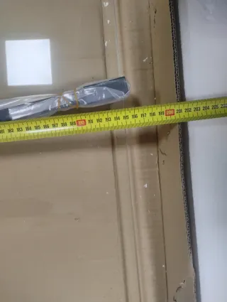 Mampara de ducha fija 90 cm