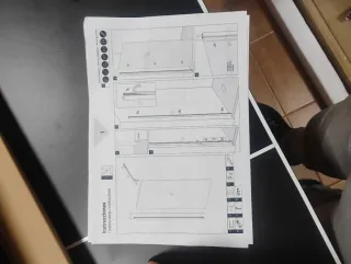 Mampara de ducha fija 90 cm