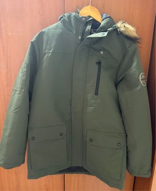 Abrigo Lambreta Hombre Verde