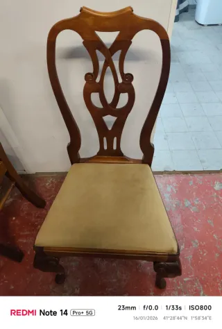 Sillas Vintage Valenti Madera