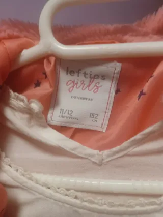 Cazadora pelo suave rosa