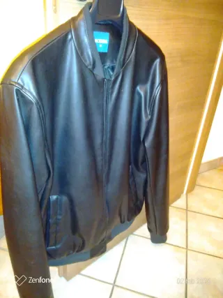 Giubbotto JACKBERG ecopelle nero taglia M