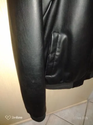 Giubbotto JACKBERG ecopelle nero taglia M