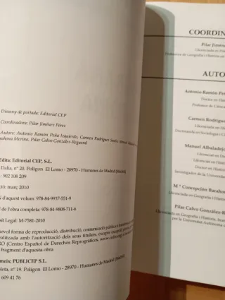 Cos de professors d´ensenyament secundari Geogr...