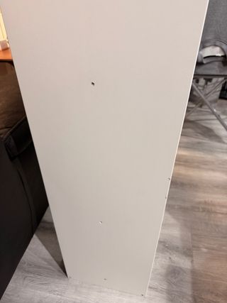 Cajonera Blanca con 5 Cajones Negros