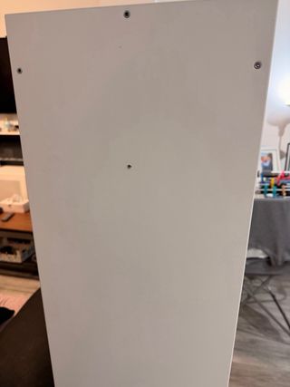 Cajonera Blanca con 5 Cajones Negros