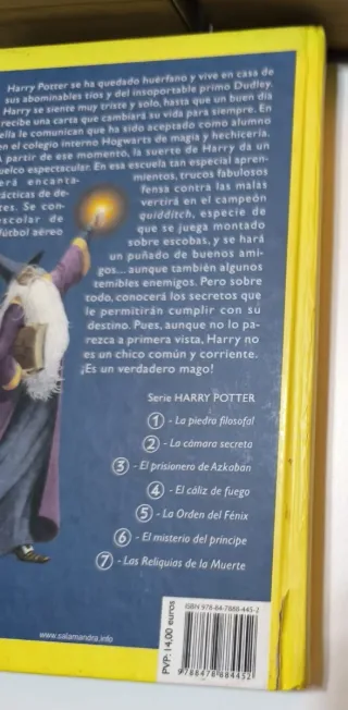 Colección completa libros Harry Potter tapa dura
