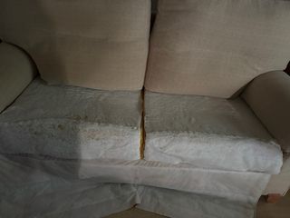 Sofá cama beige tela