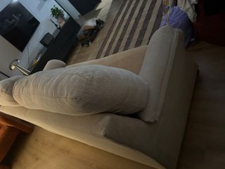 Sofá cama beige tela