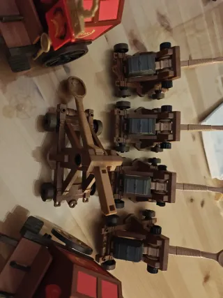 Lote Playmobil: Carros y Catapultas